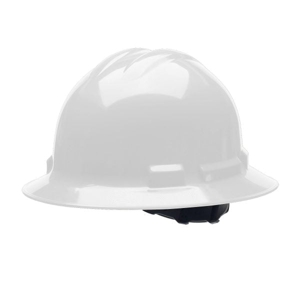 Pinlock, 4-Point, Duo Safety™, Hard Hat, Full Brim, White: #H34S1