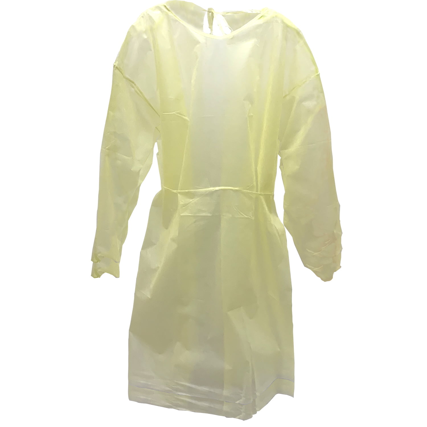 Polypropylene, Isolation Gown: #PPGOWN100 (SOLD BY THE CASE)