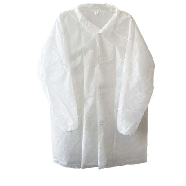 Polypropylene, Lab Coat: #LC25 (sold by the case of 25)
