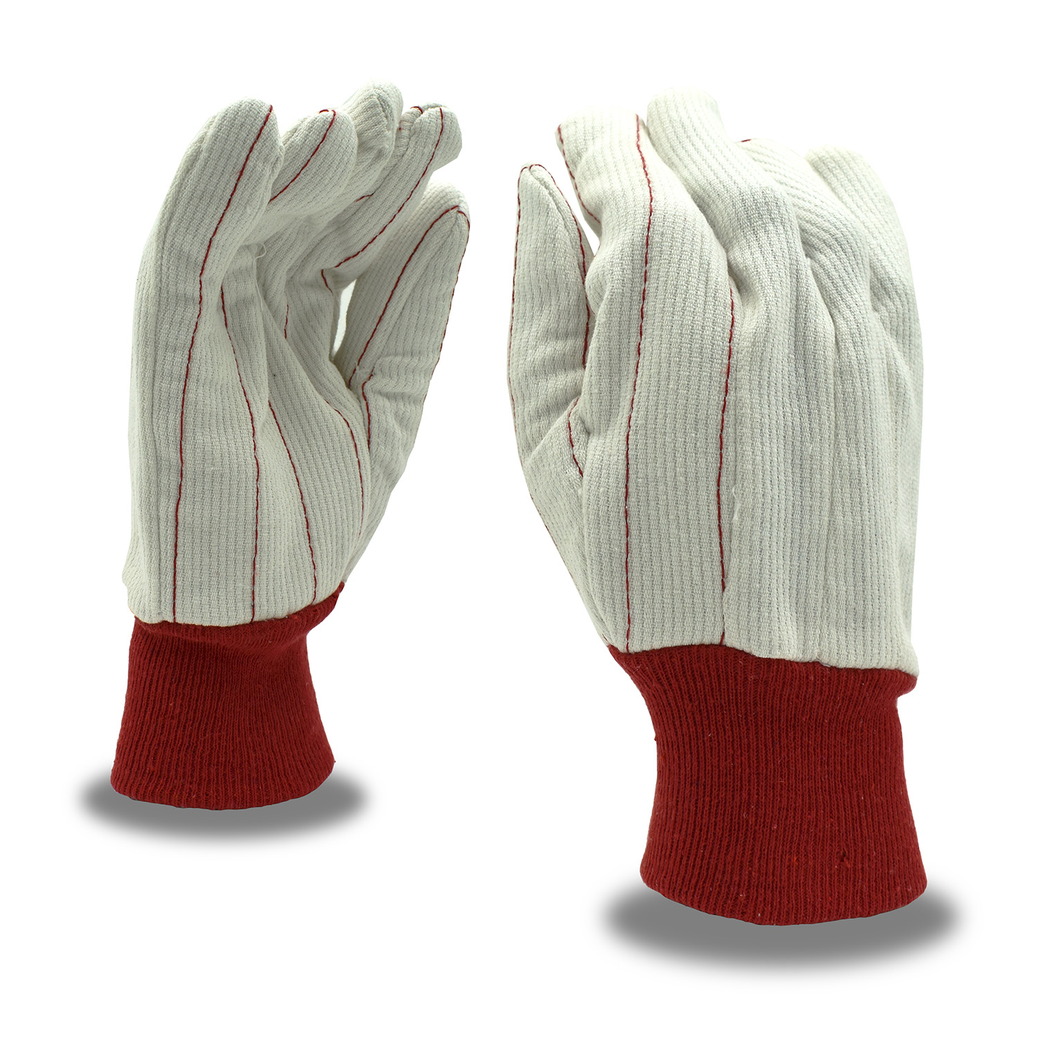 Canvas, Knit Wrist, Corded, Double Palm: #2435CDR